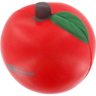 7.0cm red apple stress ball fruit pu ball stress release ball supplier